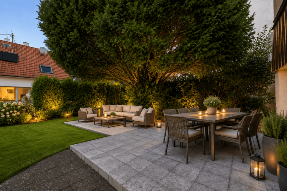 Garten - visualisiert Einfamilienhaus Rutesheim