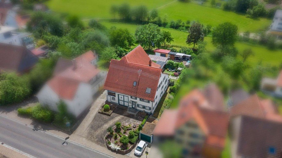 Drohnenaufnahmen (8) Einfamilienhaus Tuningen
