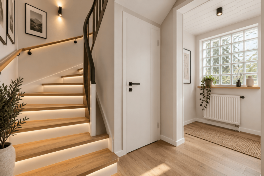 Treppenhaus - visualisiert Einfamilienhaus Rutesheim
