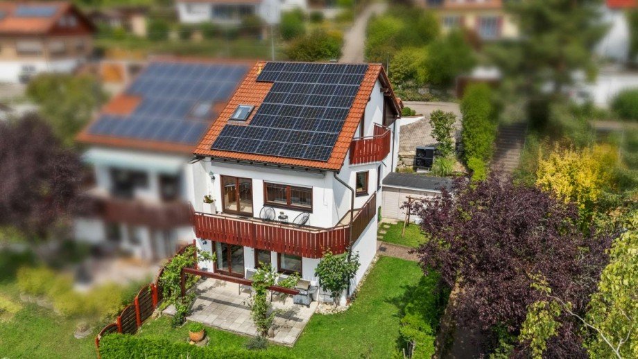Drohnenaufnahmen Doppelhaush�lfte Simmozheim