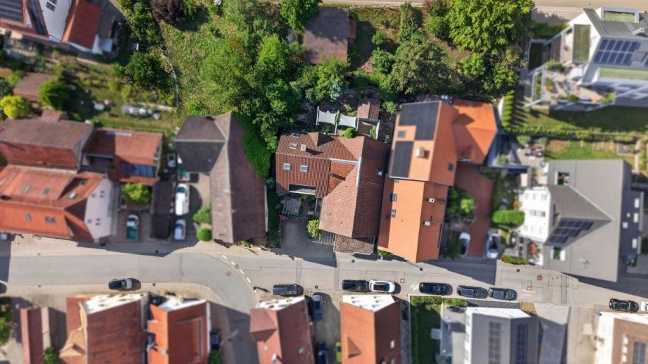 Drohnenansicht Einfamilienhaus Herrenberg
