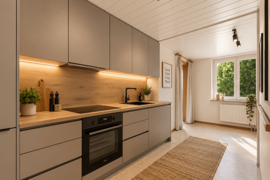 K�che - visualisiert Einfamilienhaus Rutesheim